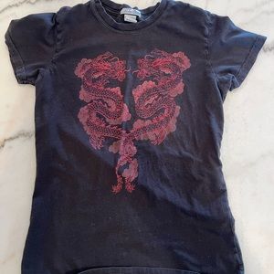 Y2K Lucky Brand Graphic Tee